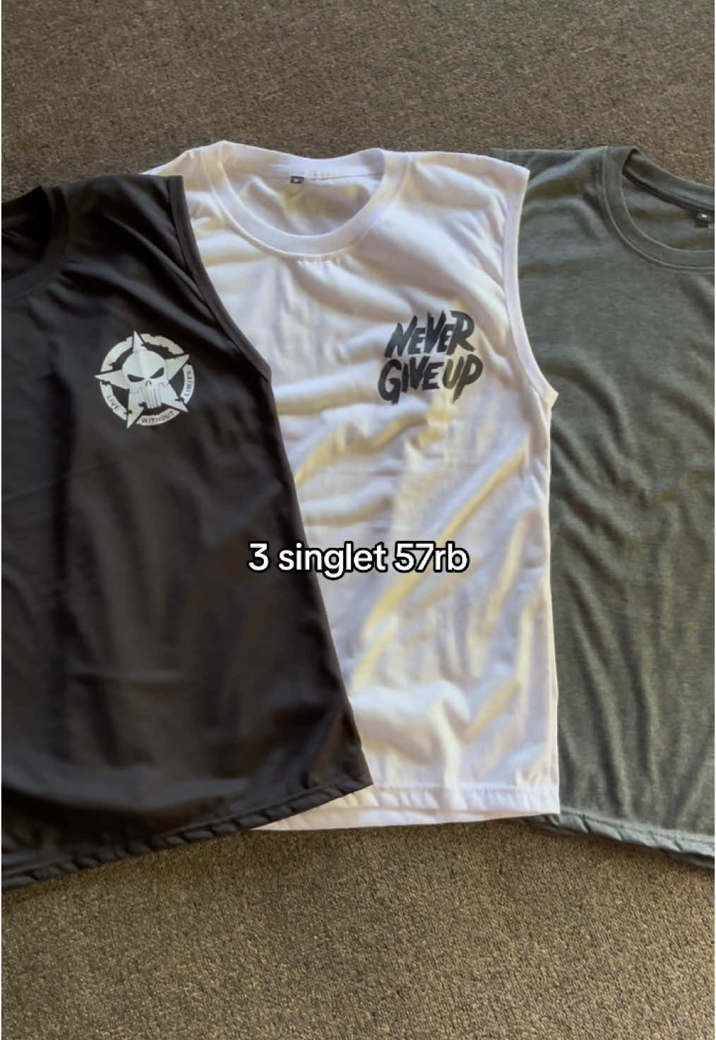 #singlet #kaoslekbong #cekkeranjangkuning 