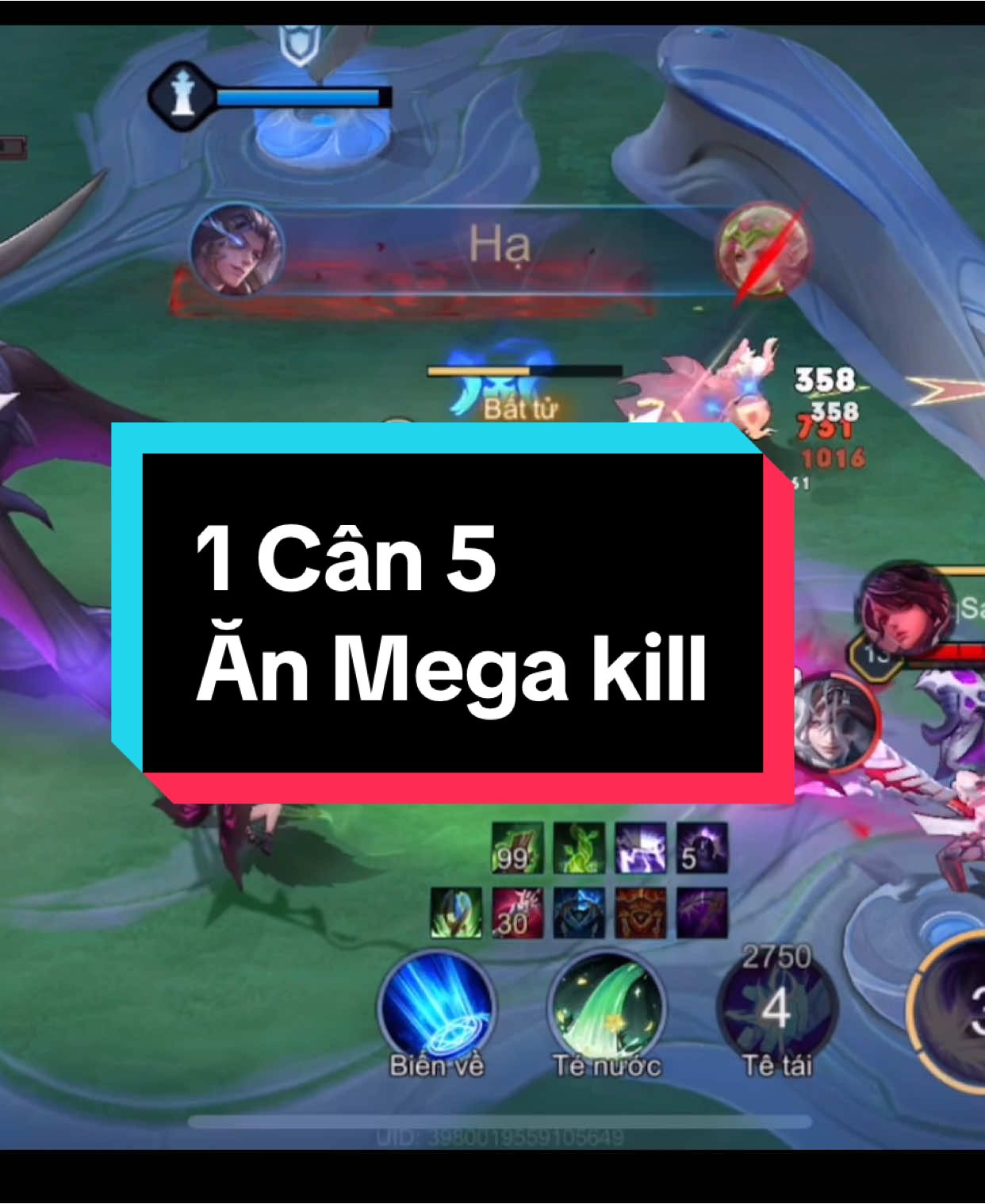 1 Cân 5 ăn MEGA KILL Không Tường. Để Gốc Ai edid đẹp nhiều tym nhất sang tuần ib có thưởng. #haicudo #lienquanmobile #xuhuong #trieuvan 