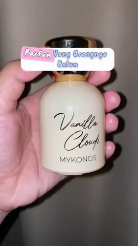 kalian yang punya mas crush wajib punya parfum mykonos variant Vanila Clouds, dijamin deh mas crush kalian bakalan nempel terusss  #mykonos #parfumviral #parfum #mykonos #mykonosgreece #vanilla 