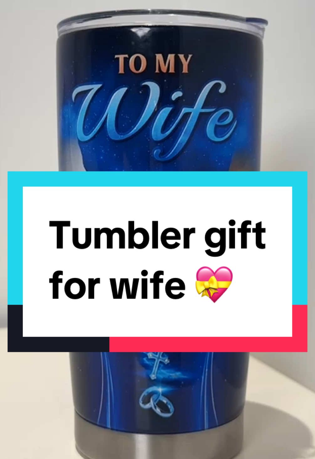 I may not say it everyday, but this tumbler say it all 💙🩵🧡 #tumbler #family #husbandwife #anniversary #giftideas #lovestory #lover #wife #40oztumbler #giftforher #anniversarygift #fyp #pawfecthouse 
