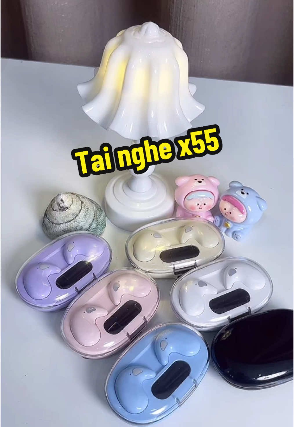 Tai nghe ngủ siêu nhỏ gọn ✅😍#tainghebluetooth #tainghekhongday #xuhuongtiktok #quangcao #tainghex55 #tiktok #tiktokshop 