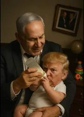 #netnyahu  with #trump #trump #donaldtrump  #baby trump #comedyvideo  #funny #funnybaby #baby 