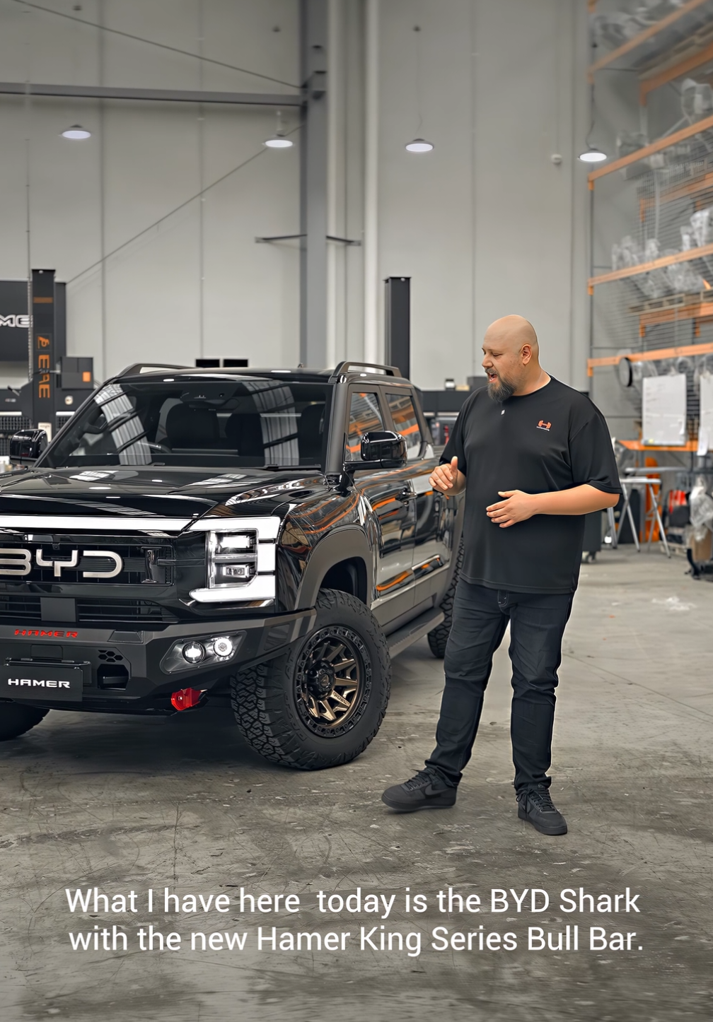 The BYD Shark just got a sleek new attitude. ⚡🔥 With the King series bull bars, this electric beast is turning heads and changing the game⚡ #hamer4x4 #SharkBullbar #BYDShark #OffroadMods #SharkBuild #4x4australia 