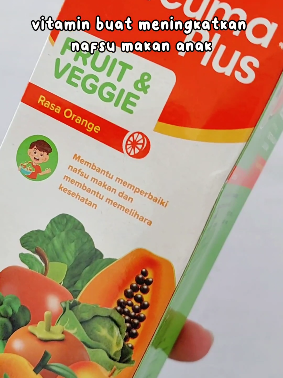 #vitaminnafsumakananak #curcumaplus #curcumaplusfruitandviggie 