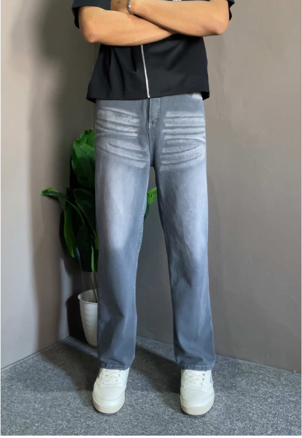 Celana jeans retro cuma 50 ribuan udah dapat sekeren ini bray😎 #celana #celanajeans #celanajeanspria #celanadenim 