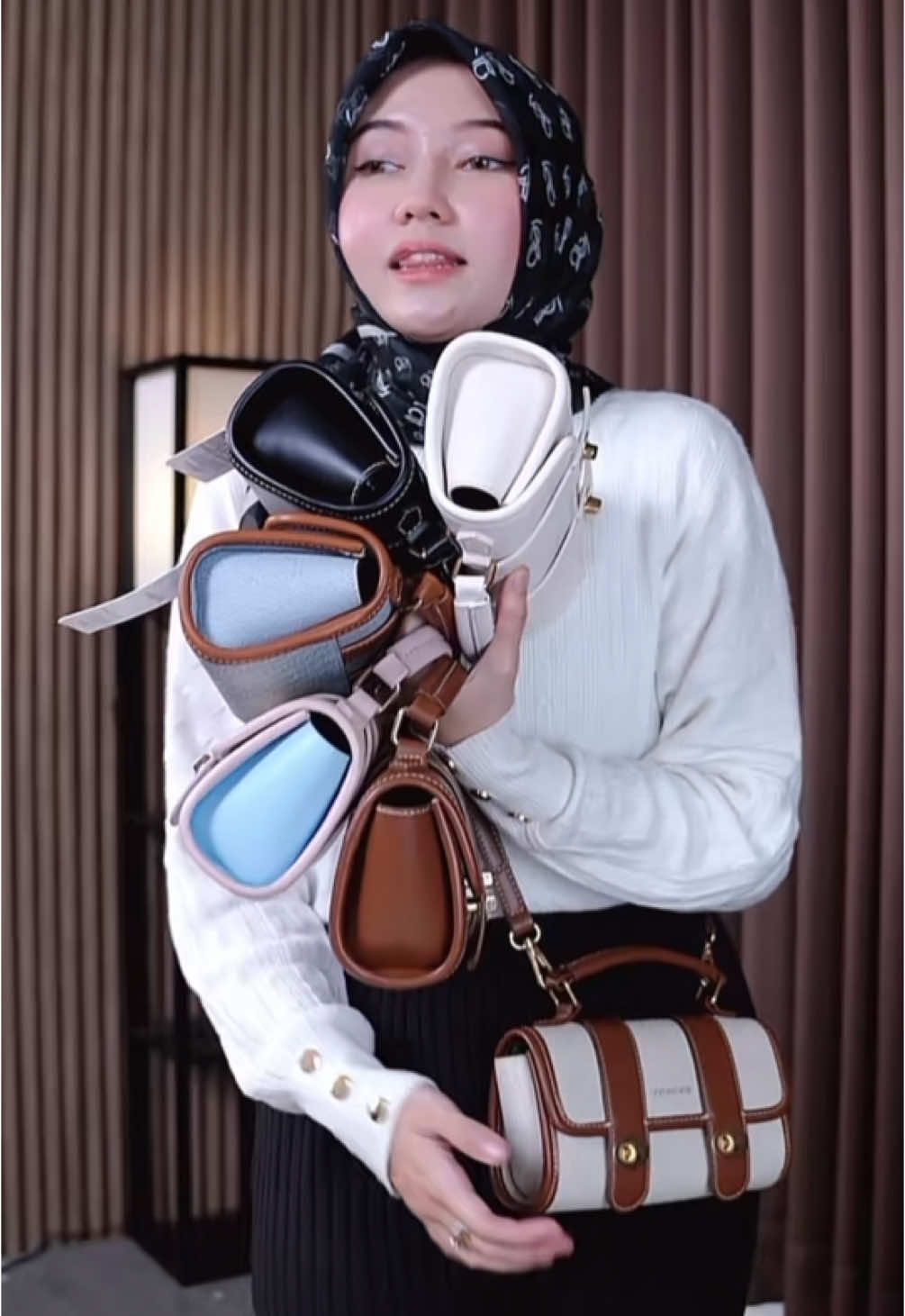 Mall [Marsya bagl BOSTANTEN Tas Cambridge Tas Wanita 2025 Hand Bag Selempang Wanita Tas Sling Bag 2 in 1 Shoulder Bag