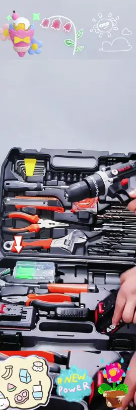 21V Cordless Drill Driver, Lightweight Electric Drill Set wit #tool #drill #cordlessdrill #drilltool #drills #tiktokshop #tiktokmademebuyit #tiktokshopping #fyp