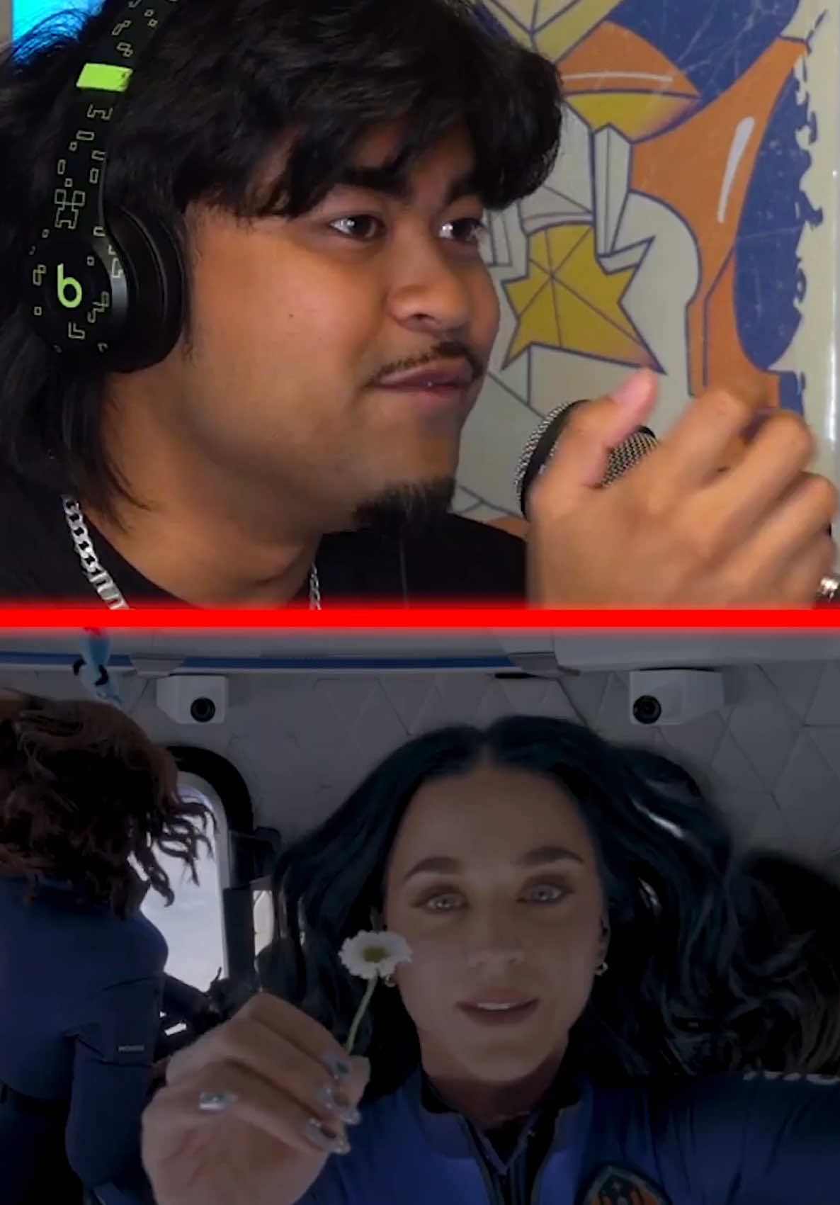 Katy Perry Fake Space 😱 #fyp #podcast #jumpersjump 