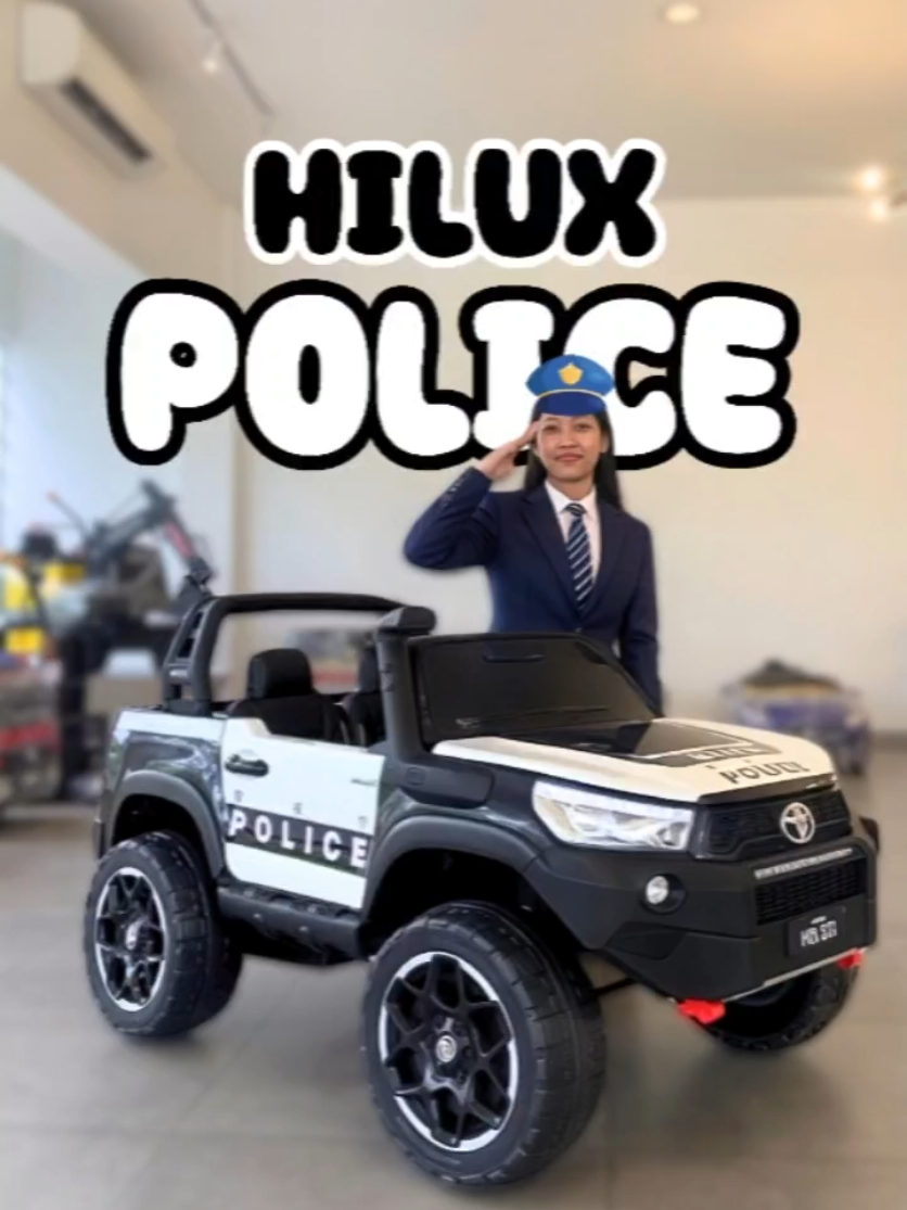 Mobil aki hilux police favorite mimin dino nih! 😋 #dinotoysungaran #mobilakianak #mainananak #mobilakipolisi #mobilpolisi #mobilpolisianak #mobilakijumbo #motoraki #mobilaki #semarang #ungaran #viral #trending #policecar 