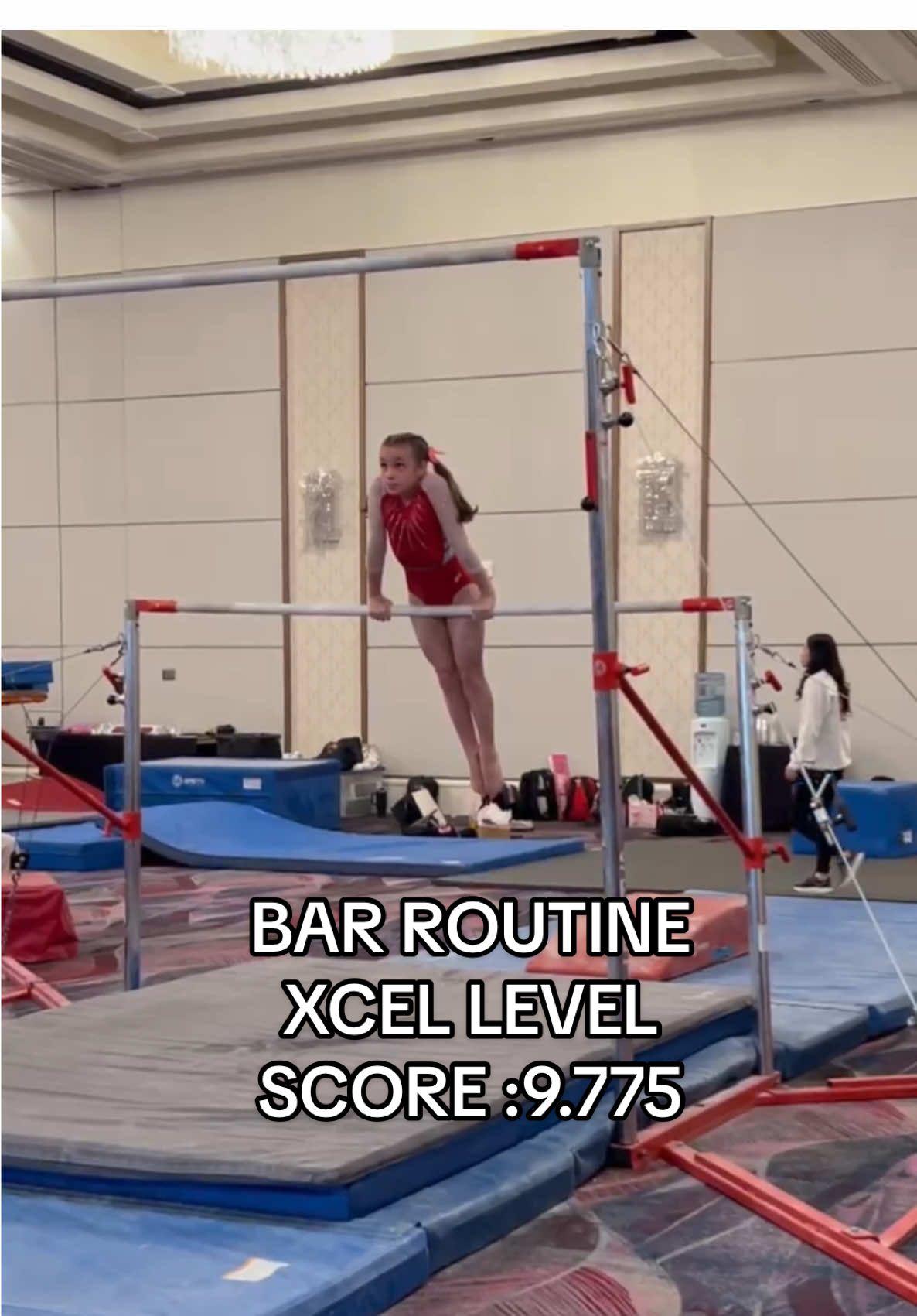 Bar routine XCEL LEVEL 🔥👏🏻 #bars #monday #gymnastiktok #gymnasticstiktok #barroutine #levelgymnastic #gym #girlsinsports 