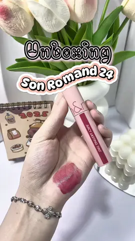 Romand 24 – chân ái của tui, xinh không chịu nổi luôn á! Lên màu vừa xinh vừa tự nhiên, mê mẩn từng lần quẹt đầu tiên luôn! #unboxing #review #fyp #viral #trending #xuhuong #tapxaykenh #editcapcut #sonromand #romand24 