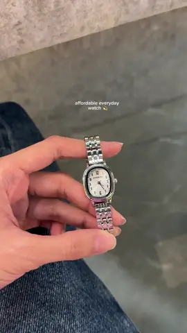 nontarnish adjustable watch 🤍 #fyp #watch #silverwatch #relo #vintagewatch 
