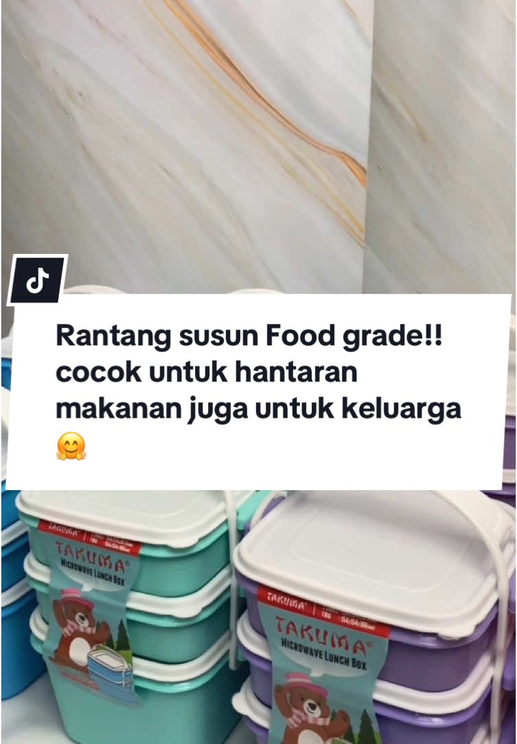 Rantang susun Food grade!! cocok untuk hantaran makanan juga untuk keluarga 🤗 #rantangsusun #rantang #lunchbox #rantangpiknik #silaturahmi 