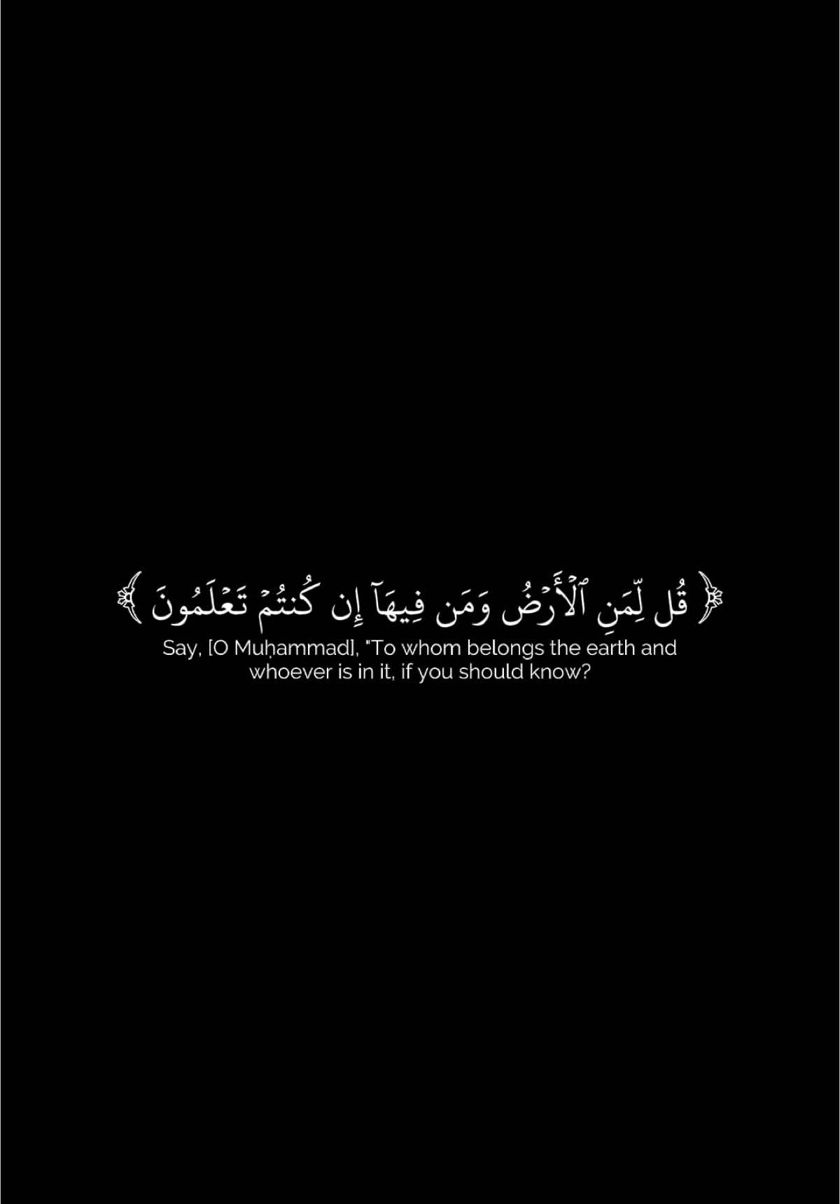 #قل_لمن_الارض_ومن_فيها_ان_كنتم_تعلمون #شاشة_سوداء #ياسر_الدوسري #سورة_المؤمنون #اكتب_شي_توجر_عليه 