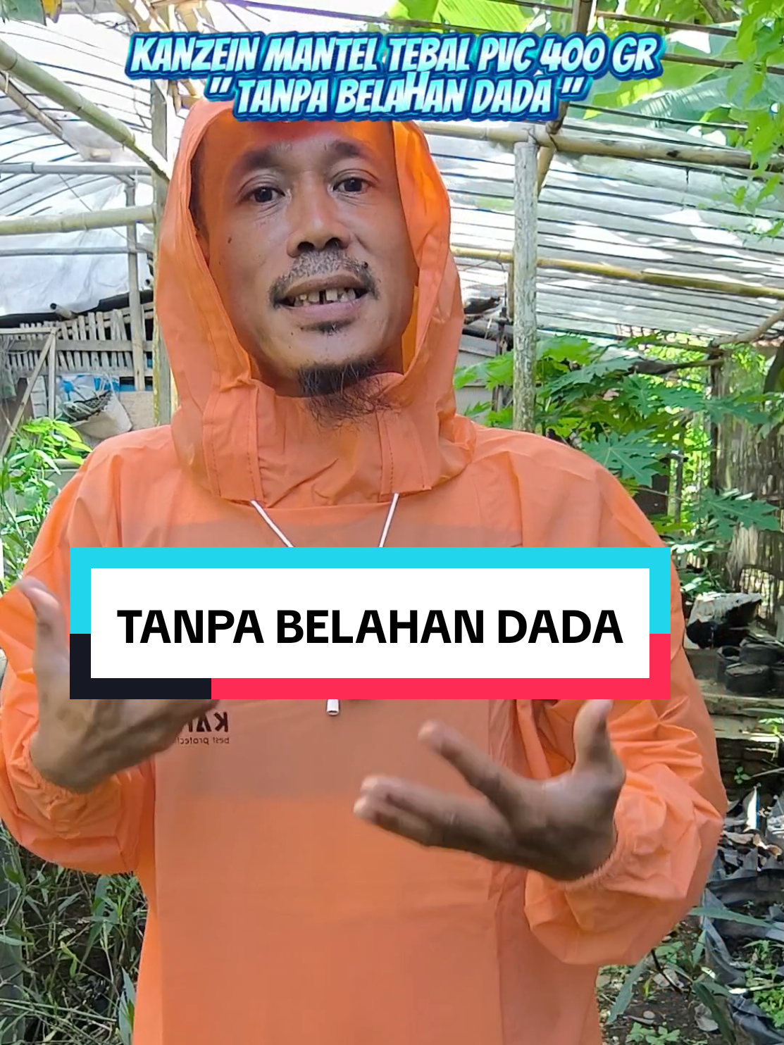 Terbaru Lagi Tranding! Mantel Jas Hujan Tanpa Belahan Dada, Model Hoodie. Bahan Tebal PVC 400 gr. KANZEIN best protection inder rain.  #jashujan #jashujandewasa #jashujanpria #jashujanwanita #mantel #kanzeinjashujan 