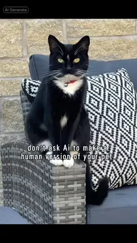 Well that’s new 😂😂😂 wtf!! #aipet #pettohuman #ai #humanversion #CapCut  