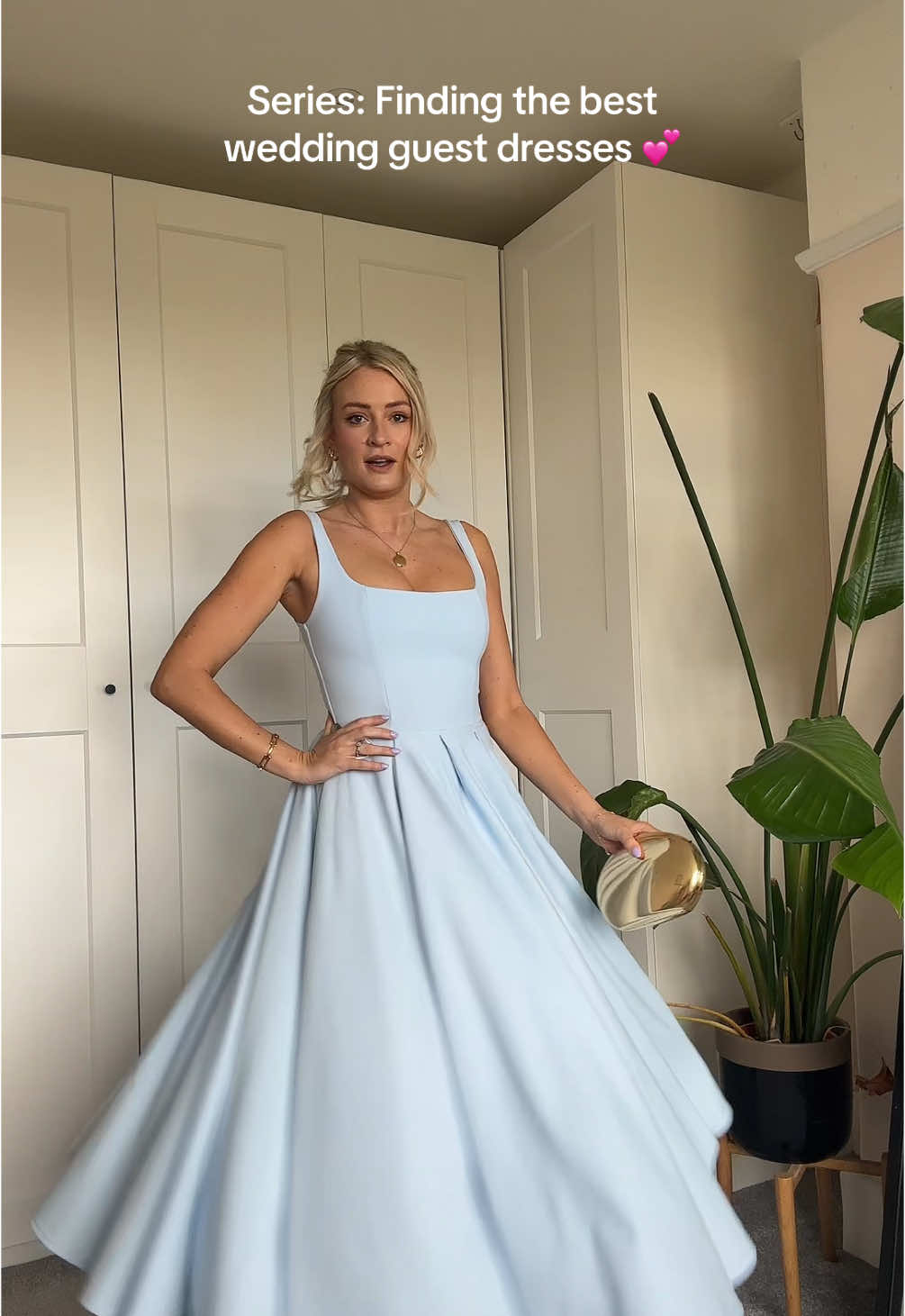 It’s giving Cinderella will go to the ball 💕 linked on my ltk - link in bio xx #weddingguest #weddingguestdress #springwedding 