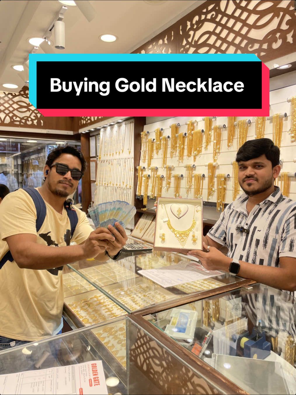 Gold Necklace Liya Aaj #gold #goldprice #kuwait #fouryou #viral 