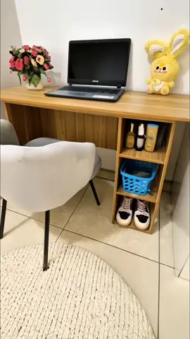 Bàn làm việc kèm kệ sách. Bàn Bằng gỗ MDF #banlamviec #xuhuong 