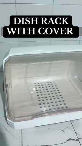 Hisoa Home Living Kitchen Drain Cup Shelf Storage Rack Cupboards Container dish rack with cover dish organizer Dust-proof insect-proof With drain tray #affiliatetiktok #fypagetiktok #creatorsearchinsights2025 #fyp #fypage #dishrackorganizer 