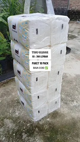 Glisse Facial Tissue, isi 360 lembar 3PLY ◇ Paket 10 Pack ◇ Bisa COD. #tisu #tisukering #tisupromo #tisumurah #tisuwajah #tisuglisse 