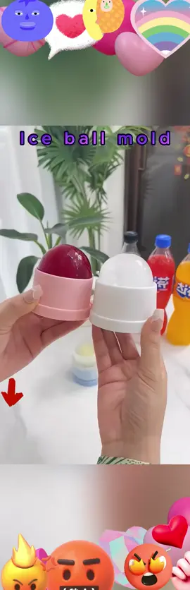 Use this big ice ball to drink drinks or wine, which will melt slowly and have a good chilling effect. Summer happiness is that simple!