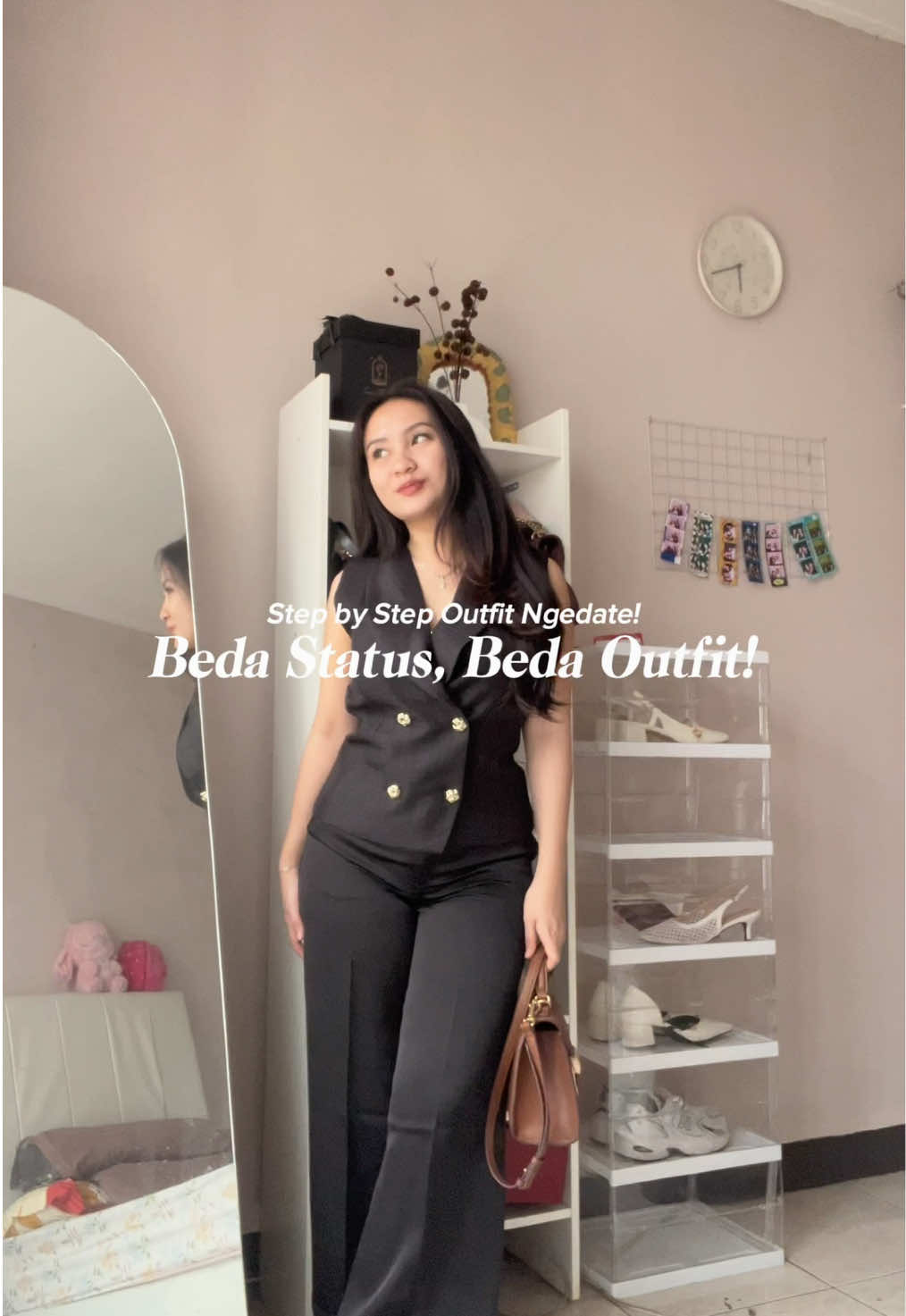 coba skrg ajak ngedate👄 #petiteoutfit #outfitideas #OOTD #tipsoutfit #dressup #dresswell #outfitdate #elegantoutfit 