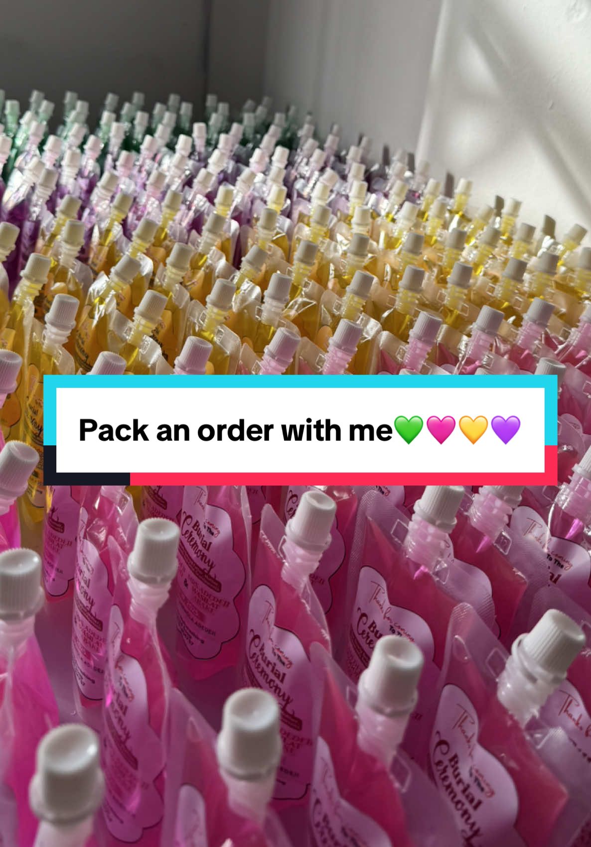 Watch us pack our liquid soap souvenir in pouch with love and care🤭 - perfect for weddings, birthdays,  retirement, burial ceremonies & more! Want your guest to leave with something they’ll actually use? Send us a dm or click the link in bio to order!  #liquidsoapsouvenir #ibadanbusiness #uniquepartysouvenirs #packanorderwithme #foryoupagе 