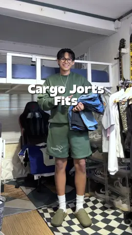 Cargo Jorts Fits✨ #cargojortsmens #cargojortsoutifts #cargojorts4pocket #summerfits #streetwear #4u 
