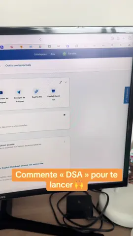 Commente « DSA » pour te lancer ✨ #businessenligne #marketingdigital #argentenligne 