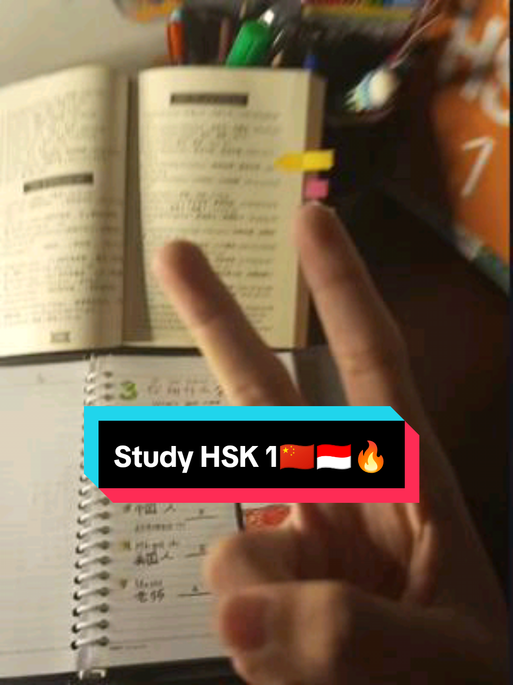 I follow the latest trend, it's so much fun.🌚👍 #chinese #chineselearning #hsk #hsk1 #mandarin #zhongguo中国  #🇨🇳 #🇮🇩 #study 
