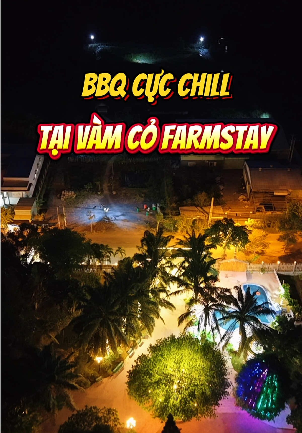 Tiệc BBQ cực chill tại Vàm Cỏ Farmstay #mientay #dulich #amthuc #xuhuong 