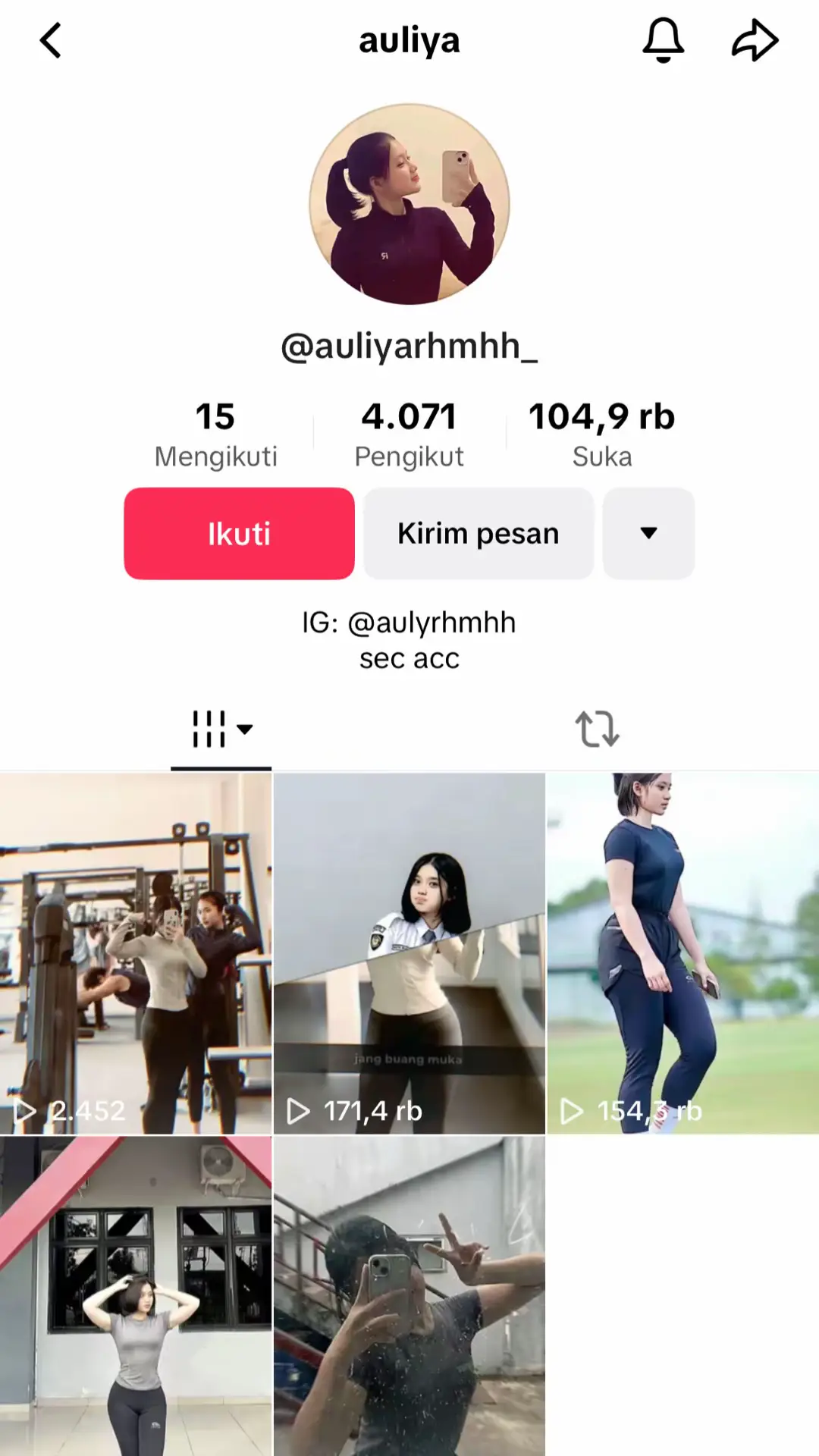 ini bukan akun aku ya, kalo lewat di fyp kalian tolong di “Report” ya🙏🏻 #fakeacc 
