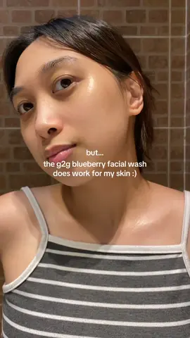 budget-friendly skincare that actually works :3 so glad I filmed this the day I got 2 active pimples (they shrunk in a few days) hehe goes to show how gentle this rly is on the skin 🫐🧡🧖🏻‍♀️ #gentlecleanser #g2gblueberryfw #beautyph #BeautyTok #skincare #skincareph #g2g #g2gph #viralskincare #fyp #fypage  