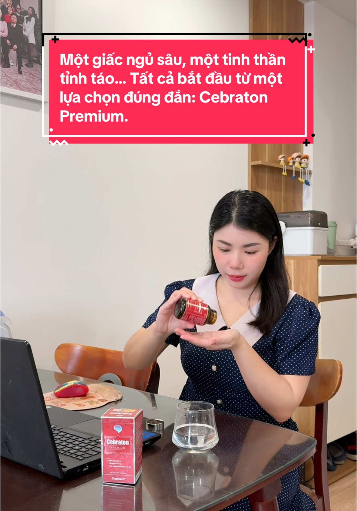 Một giấc ngủ sâu, một tinh thần tỉnh táo… Tất cả bắt đầu từ một lựa chọn đúng đắn: Cebraton Premium #traphaco #crebratonpremium 