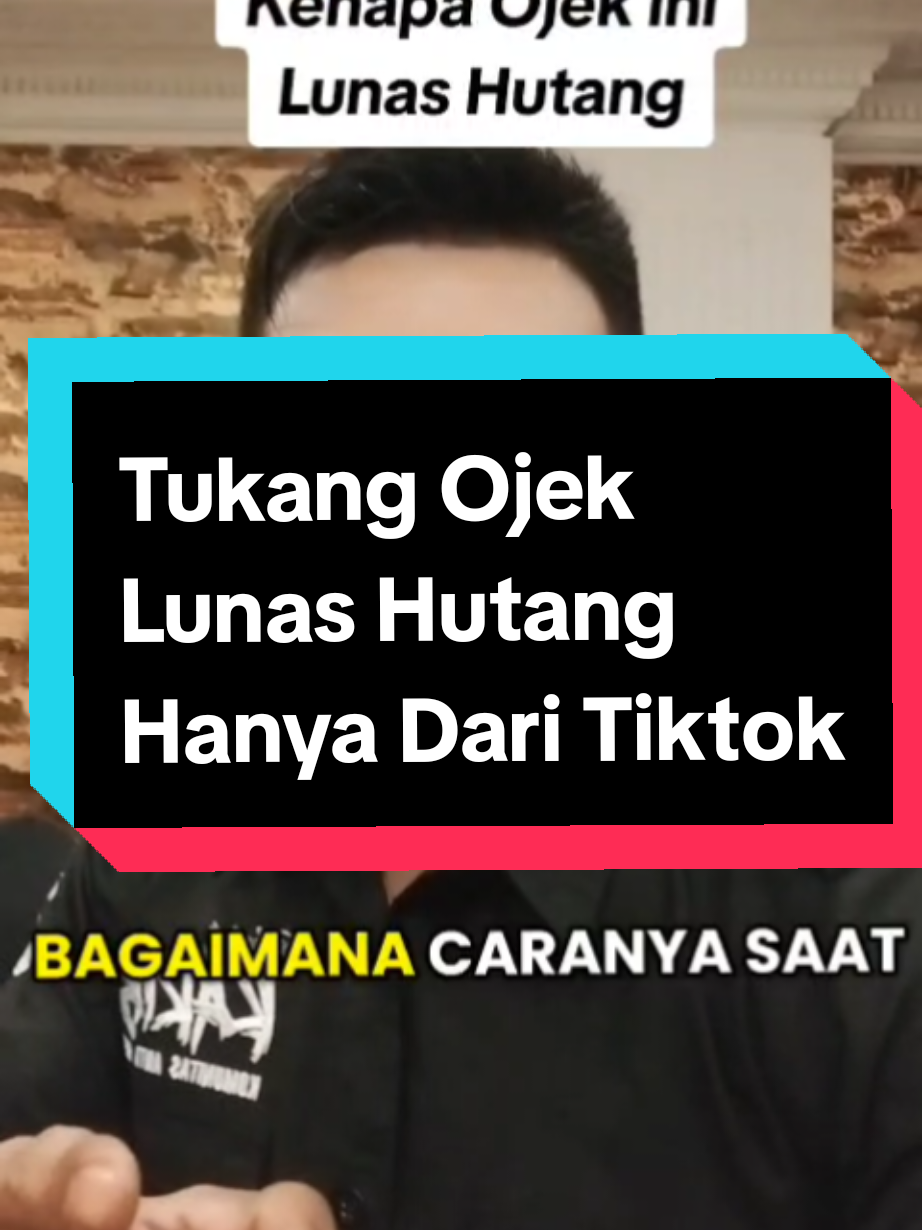 Bangkrut dan jadi tukang ojek...  ...... itu bukan akhir...  dan ini adalah tukang ojek yang luar biasa mampu wujudkan impian cash #tukangojek #ojek #ojekonline #pengusaha #sukses #fyp  #viral 