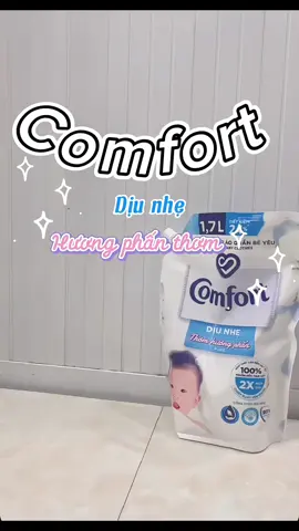Nước xả vải Comfort cho bé dịu nhẹ hương phấn thơm#mẹbimsua #mẹvàbé 