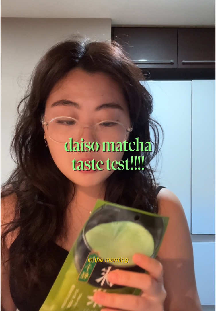 i was just wondering around shibuya with my friend and found this in the harajuku daiso!!  i did a taste taste doing a comparison with hoshino matcha so that’s also coming soon!!  my take as a cultural founder is… if you’re gonna add sweetener in your matcha like all the western matcha i’ve had, this is def enough :)  solid 7-8/10 so RUN DON’T WALK TO DAISO! #matcha #matchalover #daisofinds #matchatastetest #matchalattes 