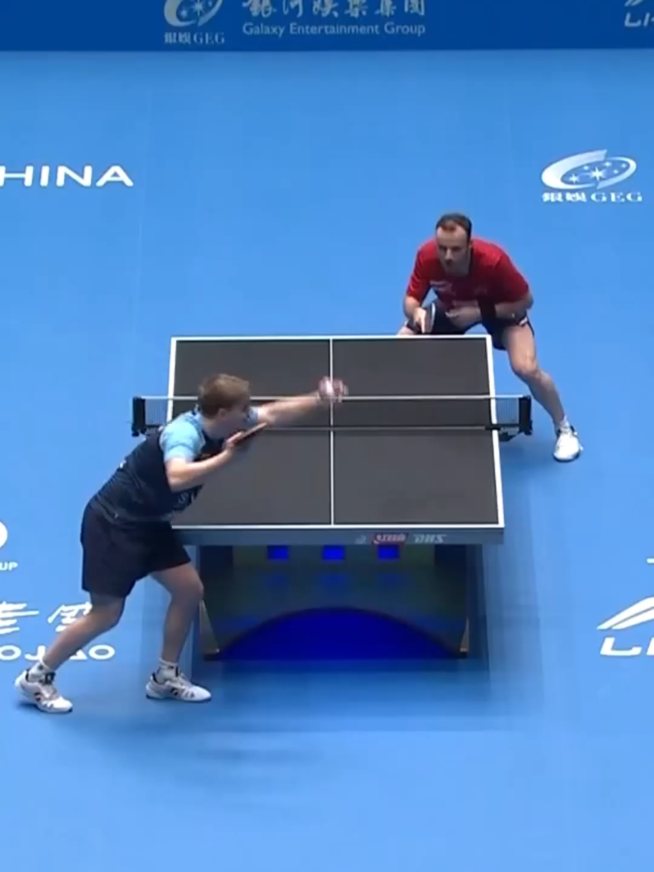 Magical from Simon Gauzy! 🤩🪄  What a rally this was between Simon Gauzy and Truls Moregard at the recent ITTF men's world cup in Macao 🌍 #tabletennis #tabletennisdaily #pingpong 