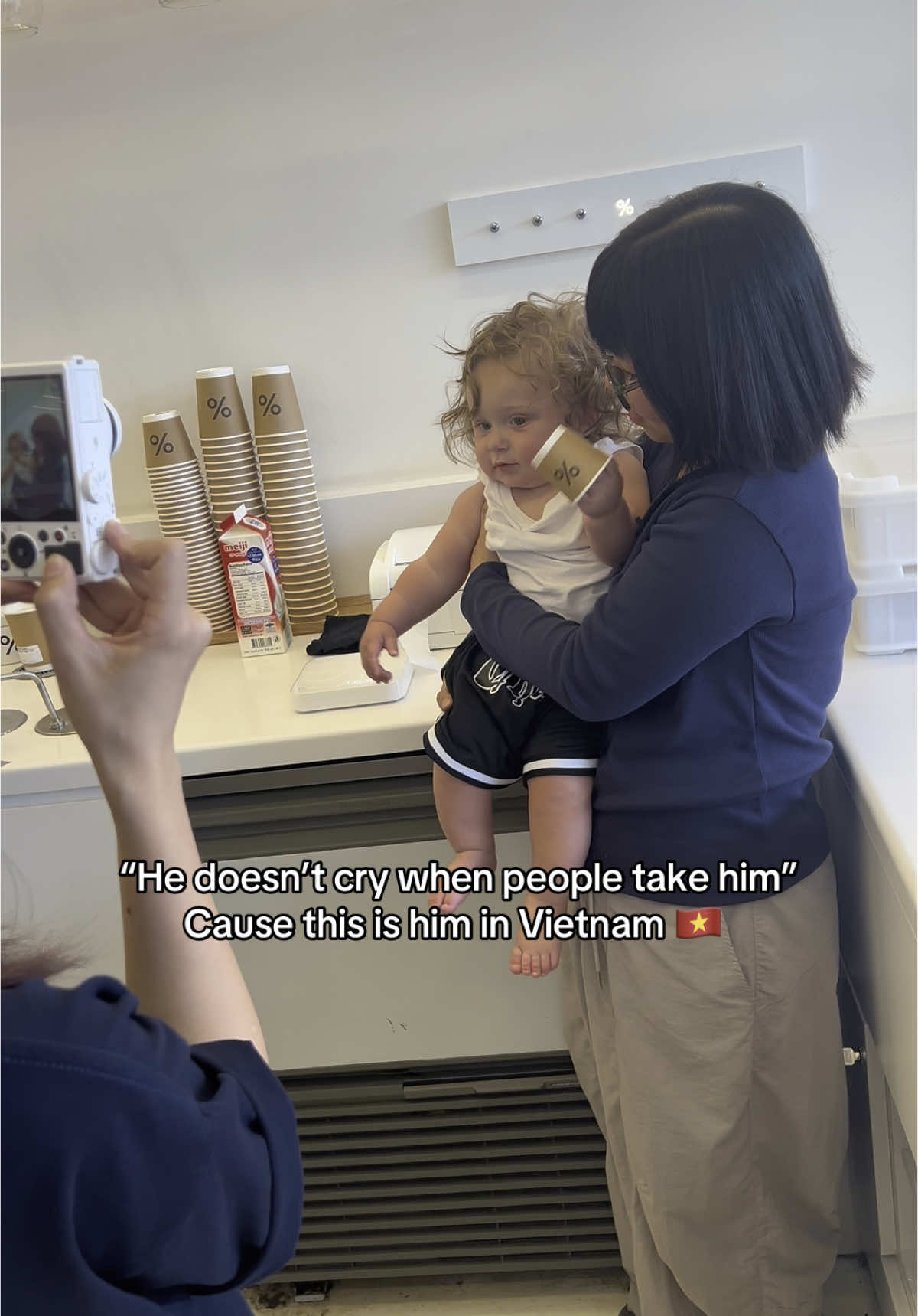 Trying to keep up with who has your baby 😅 #fyp #vietnam #babytiktok 