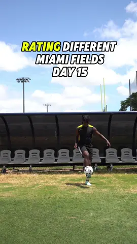 Rating a DIVISION 1 Soccer Field for Day 15: Florida International University⚽️✅ #fyp #Soccer #football #tutorial #skill 
