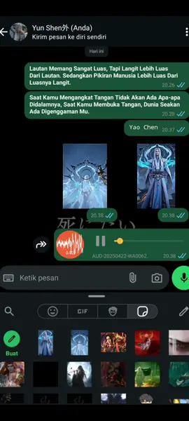 Kata Kata Yao Chen BTTH  #yaochen #btth #battlethroughtheheavens #sheenzu #donghua #stikerdonghua #xiaoyan 