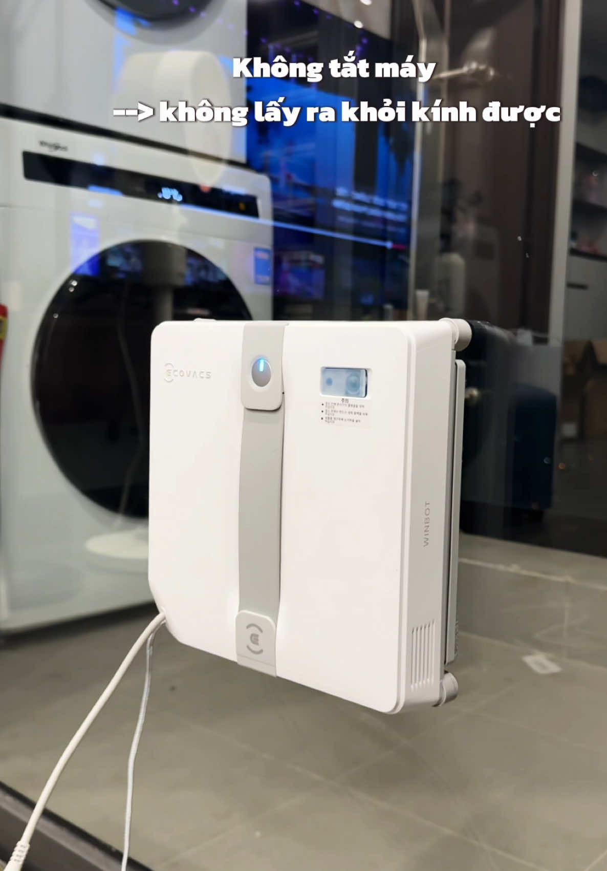 Sự thật về máy lau kính bị rơi? #haicutoi #Ecovacs #Ecovacsvietnam #HopLongEcommerce #EcovacsWinbotMini #Robotlaukinh #WinbotMini 