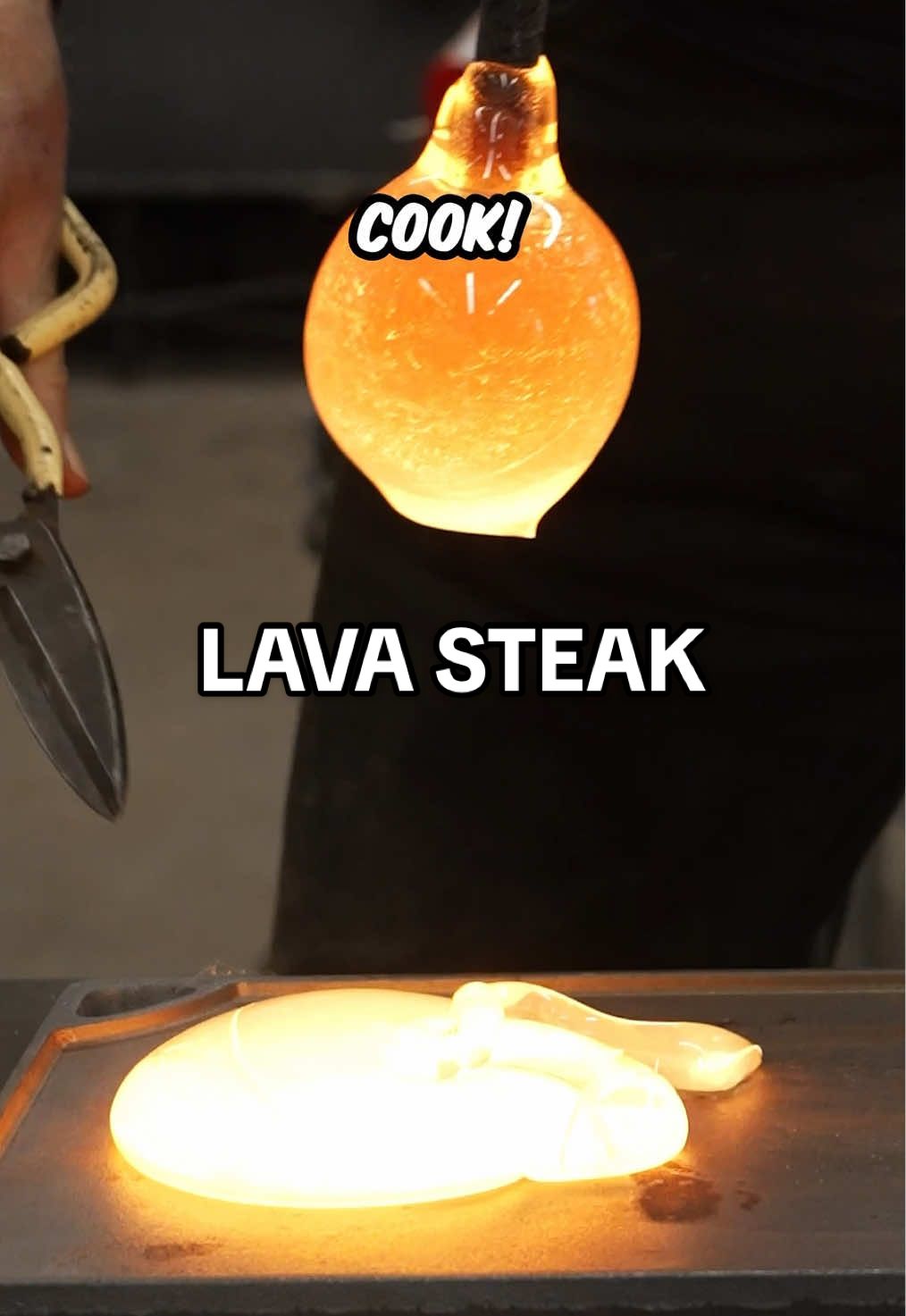 Lava Steak #viral #Minecraft 