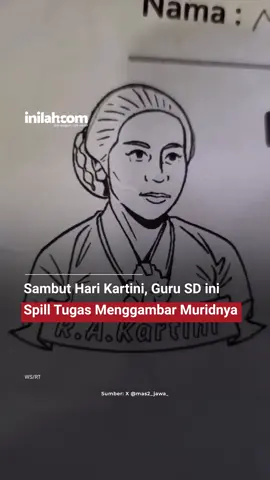 🎨 Lomba Gambar RA Kartini ala Bocil SDN 2 Sudimoro ...eh tapi hasilnya malah jadi RA Karuan Dalam rangka Hari Kartini 2025, anak-anak SDN 2 Sudimoro ikutan lomba menggambar sosok pahlawan emansipasi wanita. Tapi pas lihat hasil akhirnya... 📸 Warganet: “Ini RA Kartini core” “Bukan RA Kartini, ini RA Karuan dek 😭😭” Gaya rambut? Luntur. Kebaya? Nanggung. Aura pahlawan? Ketutupan krayon. Tapi semangat dan senyumnya? 100% original! 🥹 Tetap lucu, tetap semangat, dan yang penting: tetap bangga sama hasil karya sendiri! #HariKartini #KartiniKidsVersion #RAKaruan #LombaMenggambar #Kartini2025 #AnakSDLucu #MomenNgakak #inilahcom