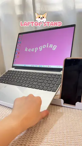 Laptop Stand💻💗 #laptopstandwithphoneholder #laptopstand #laptopholder #laptopadjustablestand 