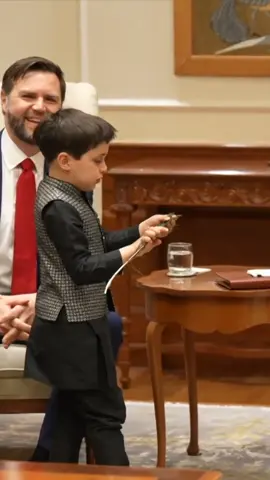 US vice president's JD Vance's three young children stole the limelight during his visit to India to meet with prime minister Narendra Modi. Dressed in traditional outfits, Ewan (7), Vivek (5) and Mirabel (3) stole the show with their playful antics while engaging with the Indian prime minister. #JDVance #NarendraModi #India