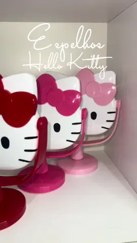 Espelhos hello kitty 🪞 #fyp #foryo #beleza #explorar #fornecedores #lojademaquiagem #hellokitty #espelho 