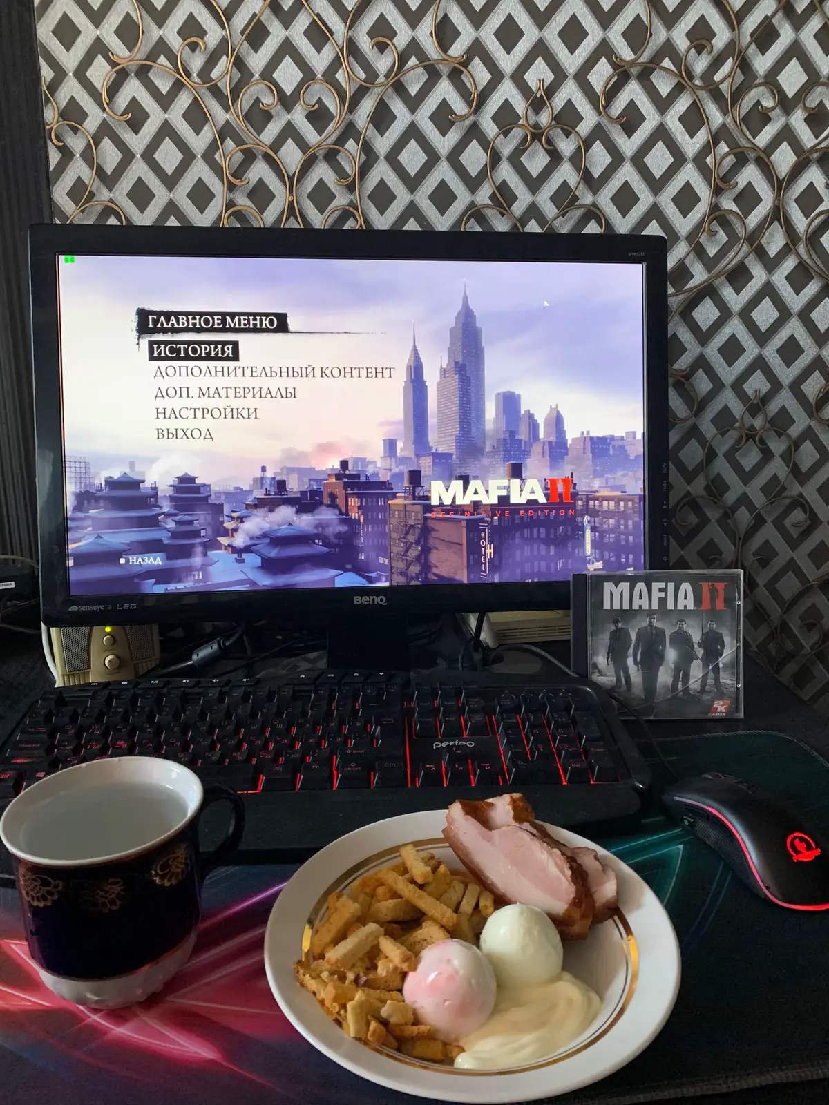Mafia 2 and food #vibe #mafia #food 