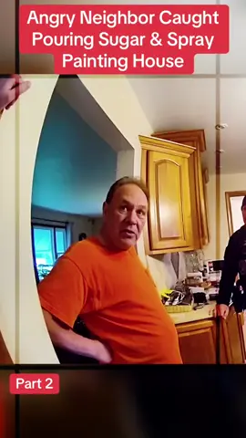 Angry Neighbor Caught Pouring Sugar & Spray Painting House 